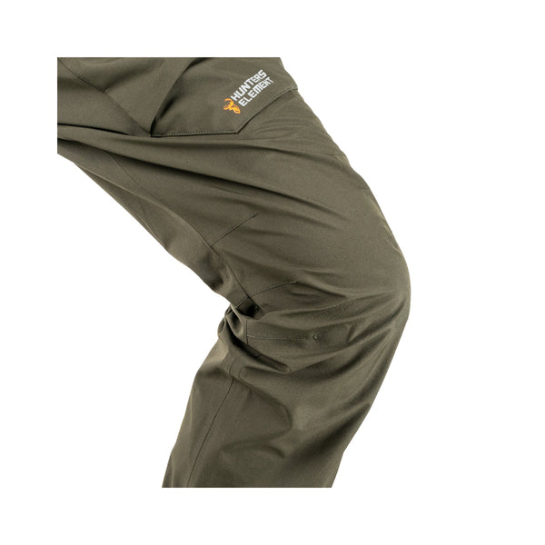 Forest Green | Hunters Element Storm Pants Image Showing Close Up View Of The Knee.