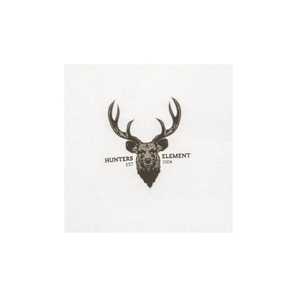 Off White | Hunters Element Tee Sambar Image Showing Close Up View Of The Chest Logo.