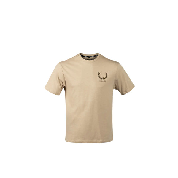Sand | Hunters Element Trophy Haul Tee Image Showing Front View.