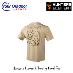 Hunters Element Trophy Haul Tee | Hero Image Showing All Logos And Titles.