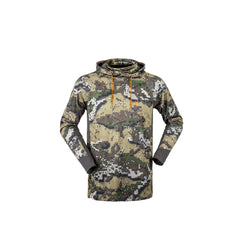 Desolve Veil Camo | Front View With Hood Down. 