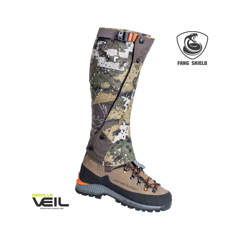 Desolve Veil Camo | Hunters Element Venom Gaiters V2 Image Showing No Logos Or Titles.