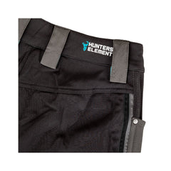 Black/Grey | Hunters Element Womens Boulder Trouser Image Showing Close Up View Of Belt Loops.