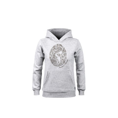 Grey Marle | Hunters Element Women's Floral Hoodie Image Showing No logos Or Titles. 