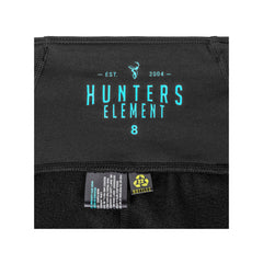 Black | Hunters Element Women's Ice Leggings Image Displaying Close Up View Of The Tag.