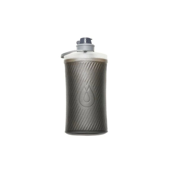 Grey 1.5L | HydraPak Flux Flexible Bottle  Image Showing No Logos Or Titles.
