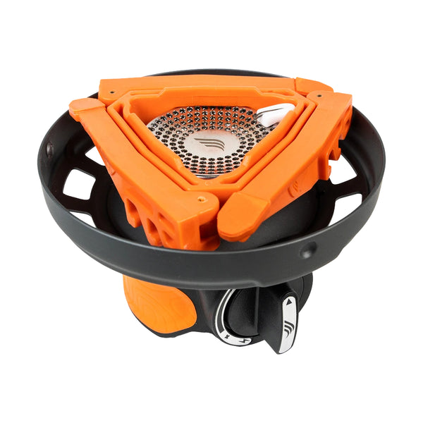 1.0 Litre / Camo |  Jetboil Flash personal Cooking System Image Showing Close Up View Of The Stabiliser Legs Folded Away.