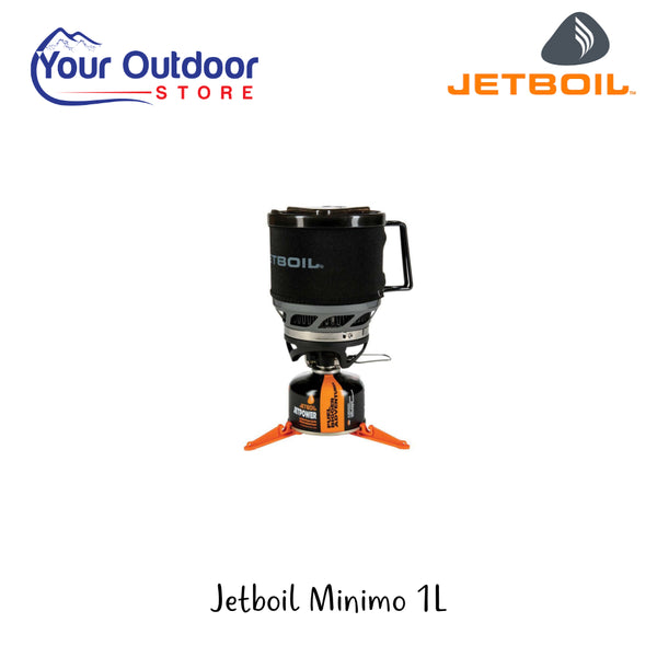 Jetboil Minimo 1L | Hero Image Showing All Logos And Titles.