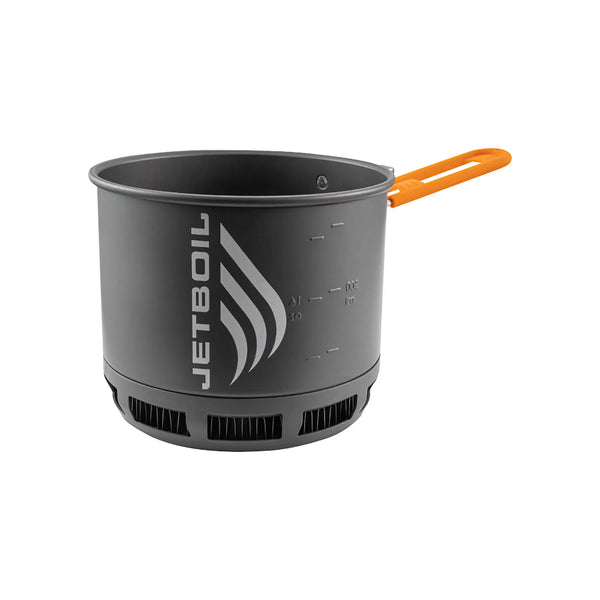 Jetboil Stash Stove Kit | Image Showing Angled Front View With The Lid Off.