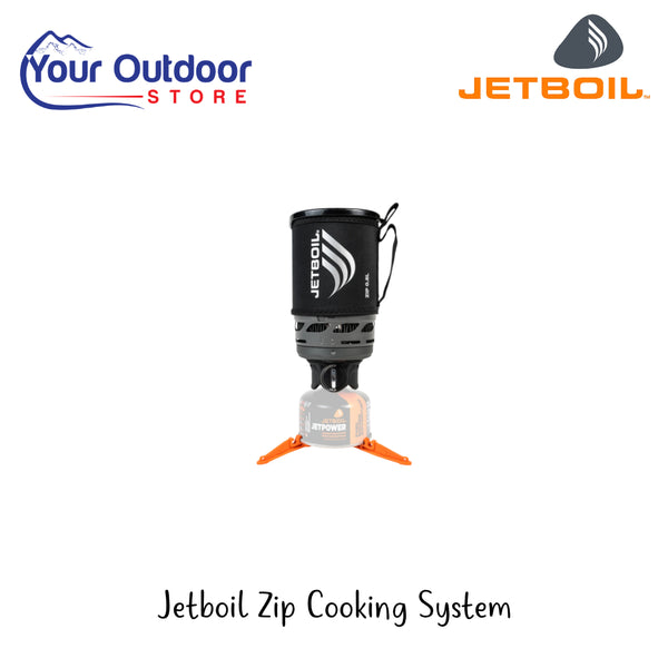 Jetboil Zip Cooking System | Hero Image Showing All Logos And Titles.
