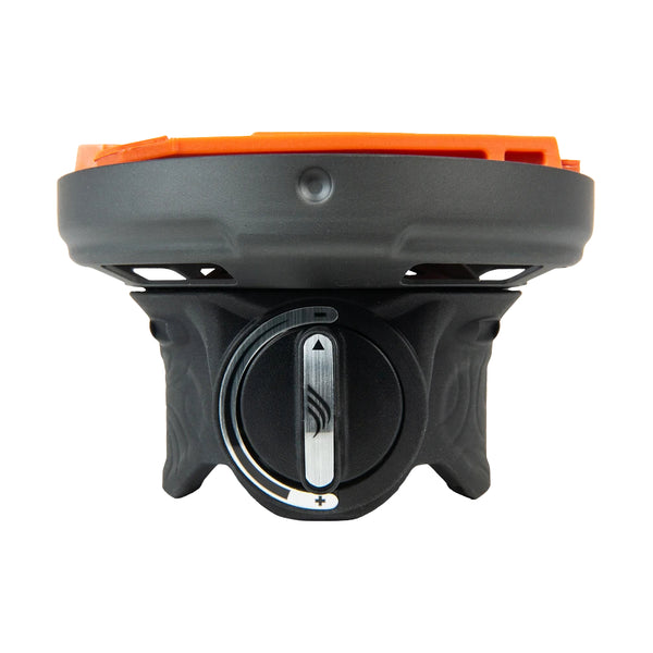 Carbon | Jetbooil Zip Cooking System Image Sowing Close Up View Of The Easier Turn Valve And Grips.