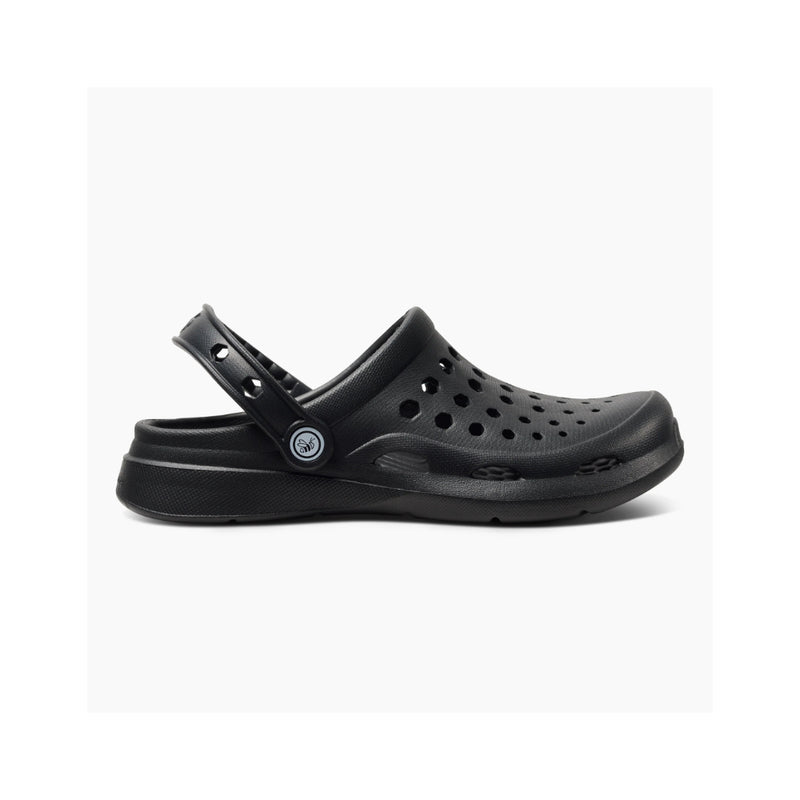 Black | Joybees Adult Active Clog Image Showing Side View.