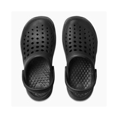 Black | Joybees Adult Active Clog Image Showing Top View, Of The Pair Of Clogs.