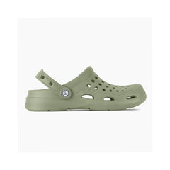 Dusty  Olive | Joybees Adult Active Clog Image Showing Side View.
