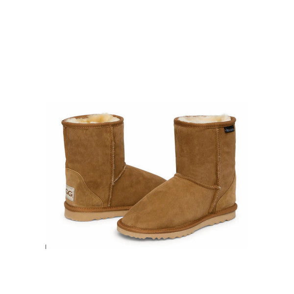 Chestnut | Jumbo Ugg Classic Short Boot Image Showing No Logos Or Titles.
