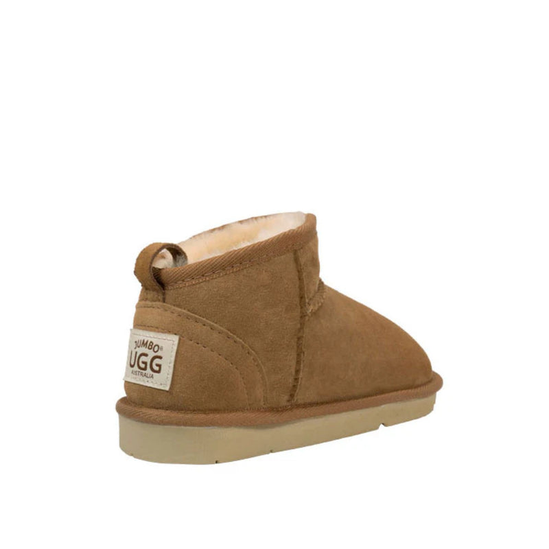 Chestnut | Jumbo Ugg Joey Slipper Image Showing Angled View Of The Back.
