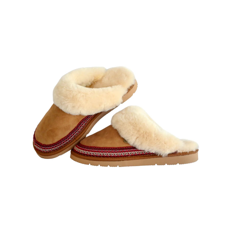 Chestnut | Jumbo Ugg Julie Slipper Image Showing No Logos Or Titles.