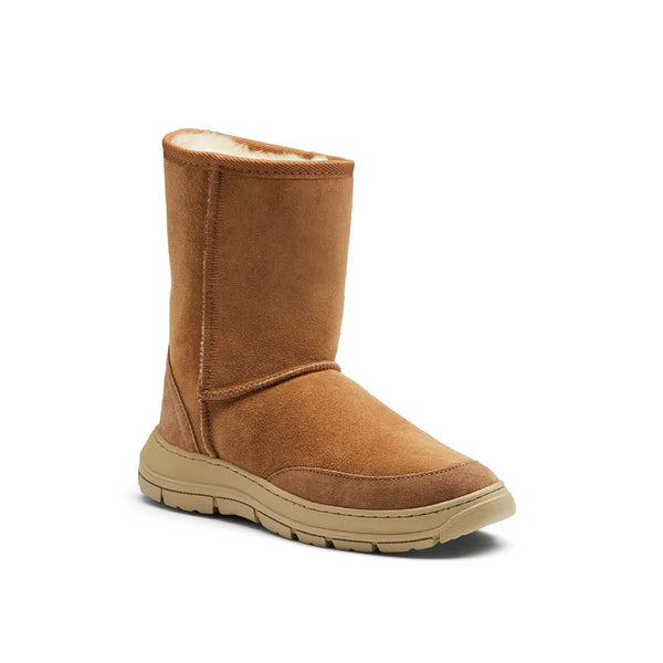 Chestnut | Angled Front View Showing Upper and Sole. 