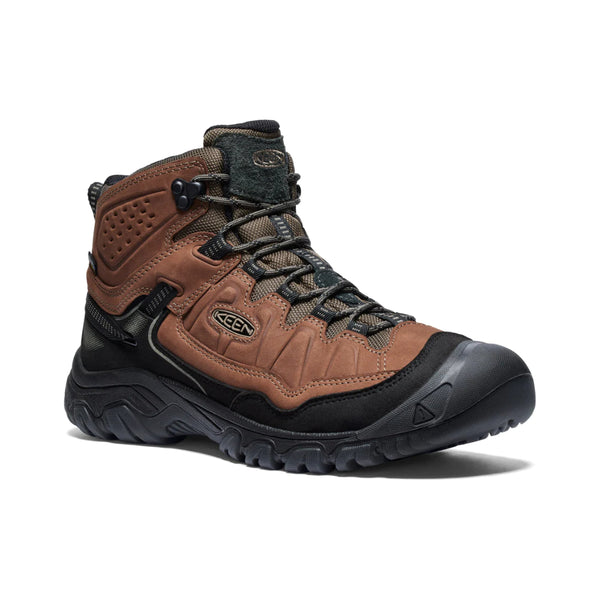  Bison Black | Keen Targhee IV Mid WP Mens Image Showing No Logos or Titles.