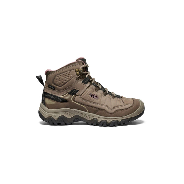 Brindle Nostalgia Rose | Keen Targhee IV Mid WP Women's Image Showing No Logos Or Titles.