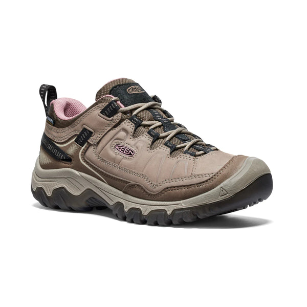 Brindle Nostalgia Rose | Keen Targhee IV WP Women's Image Showing Angled Side View.