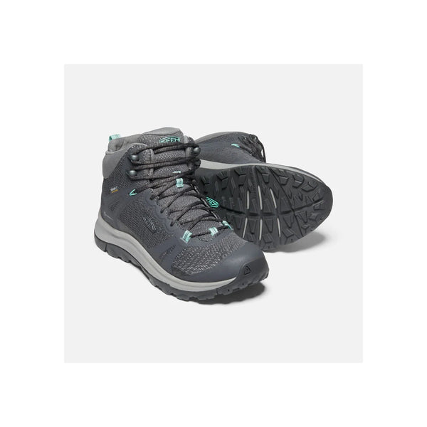 Magnet/Ocean Wave | Keen Terradora II Mid WP Womens Magnet/Ocean Wave Image Showing Angled Front View.