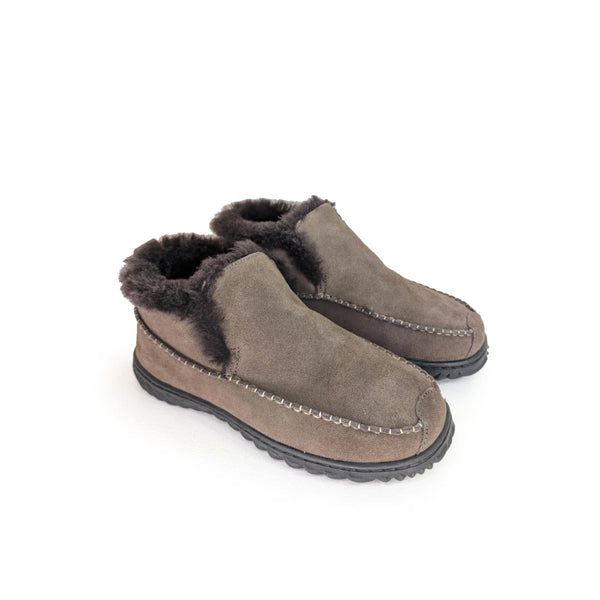 Chocolate | Koalabi Mens Cabin Slipper Image Showing No Logos Or Titles.