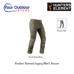 Hunters Element Legacy Men's Trousers | Hero Image Displaying All Logo's, Title's And Variants.