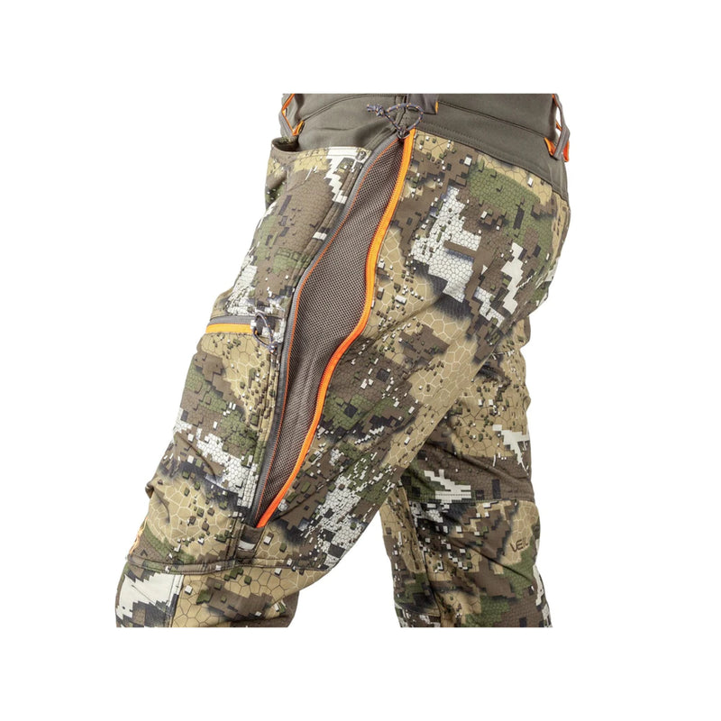 Desolve Veil | Legacy Trousers Image Displaying Side View Of Thigh Zippered, Vents.