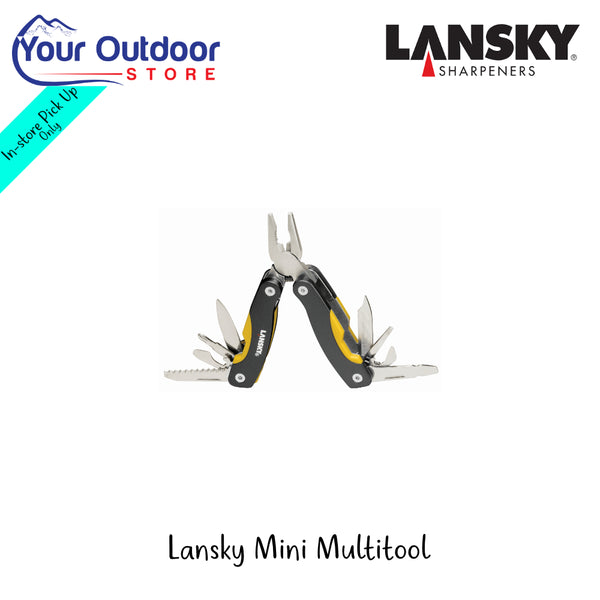 Lanksy Mini Multitool | Hero Image Showing All Logos And Titles.
