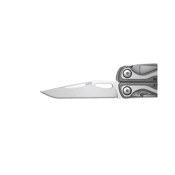 Leatherman Charge TTI Plus | Image Showing Close Up, Side View Blade Out.