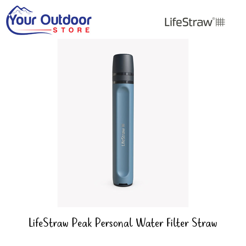 LifeStraw Peak Personal Water Filter Straw | Hero Image Showing All Logos And Titles.