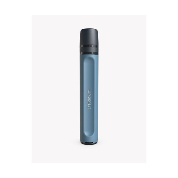 Mountain Blue | LifeStraw Peak Personal Water Filter Straw Image Showing No Logos Or Titles.