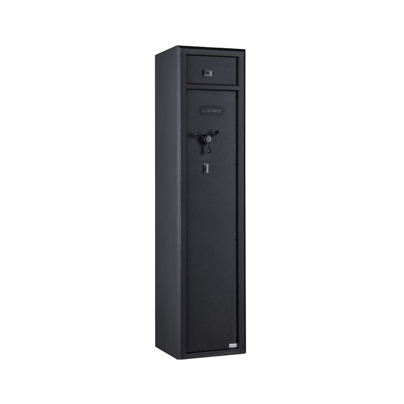 Black | Lokaway LHL 10 Gun Safe Cat A-B Image Showing No Logos Or Titles.