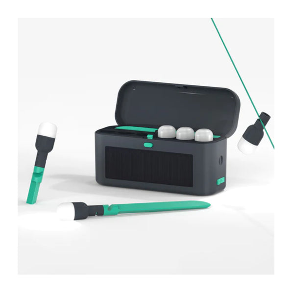 Luci Solar Anywhere Site Lights | Image Showing No Logos And Titles.