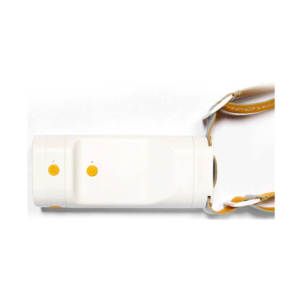 Luci-Solar HeadLamp And FlashLight | Image Showing Power Buttons On The HeadLamp And The FlashLight.