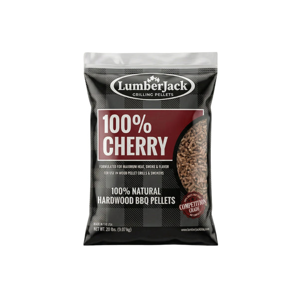 9kg/100% Cherry | Lumber Jack Smoking Pellets Image Showing No Logos Or Titles.