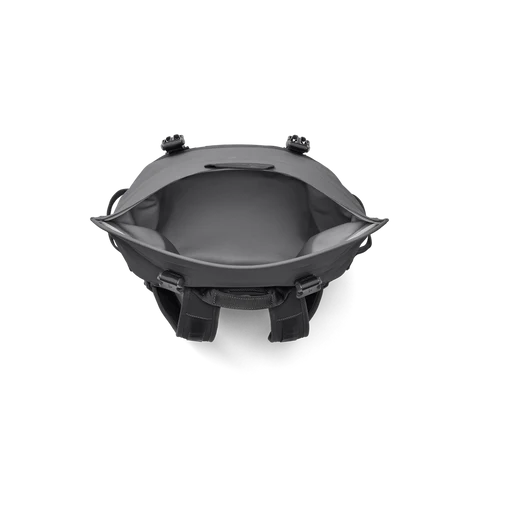 Charcoal | Top view of open bag.