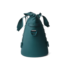 Agave Teal | Side view of closed bag.