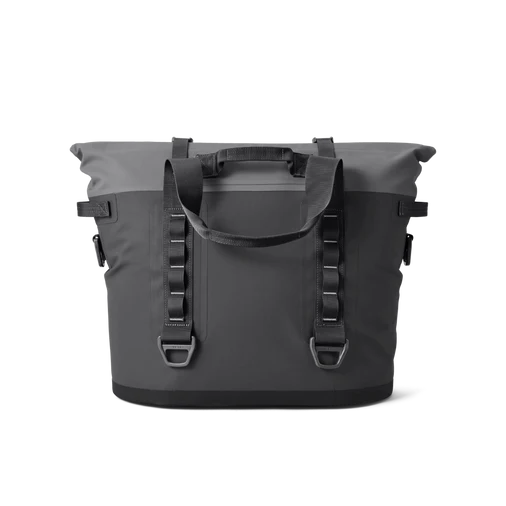 Charcoal | Back view of closed bag.