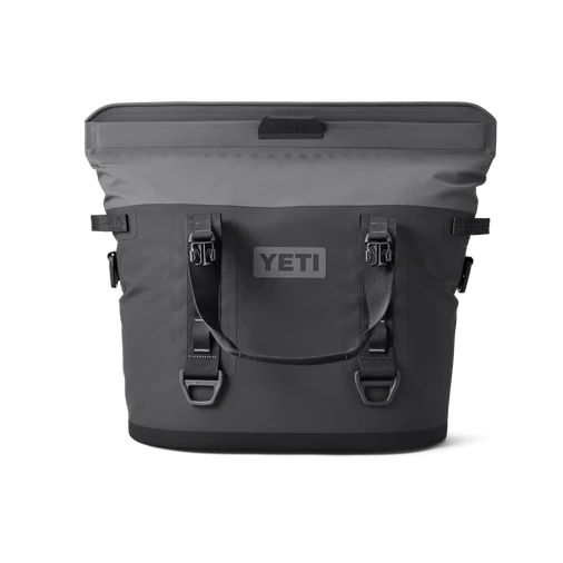 Charcoal | Front view of open bag.