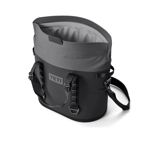 Charcoal | angled side view of open bag.