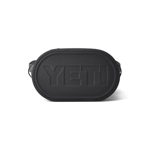 Charcoal | Bottom view of bag showing embossed YETI logo.