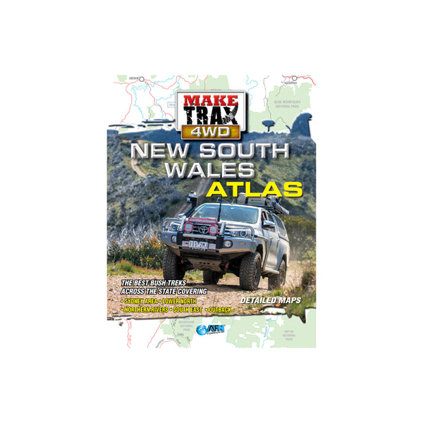 Make Trax 4WD New South Wales Atlas | Image Showing No Logos Or Titles.