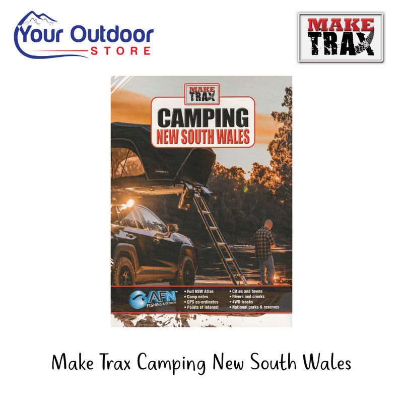 Make Trax Camping New South Wales | Hero Image Showing All Logos And Titles.