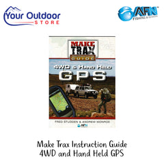 AFN Make Trax Instruction Guide 4WD and Hand Held GPS | Hero Image Showing All Logos And Titles.
