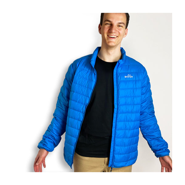 Cobolt | Men's Lightweight Jacket. Front View Open.