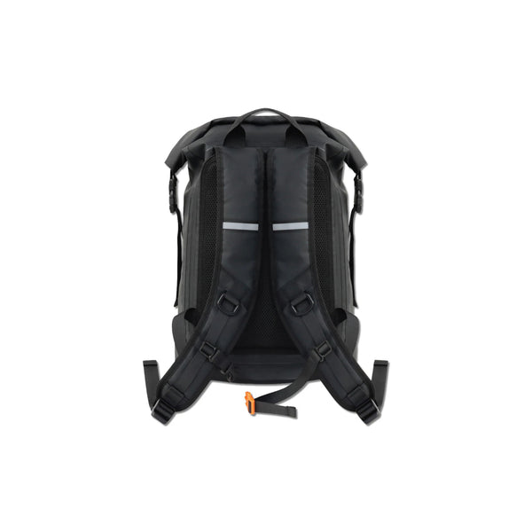 Black | Mirage Dry Backpack Image Showing Back View.