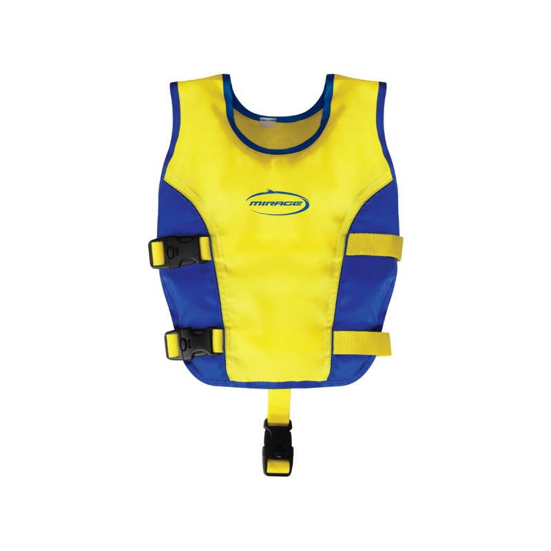 Blue/Yellow | Mirage Junior Swim Vest Image Showing No Logos Or Titles.