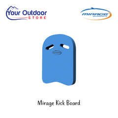 Mirage Kick Board | Hero Image Showing All Logos And Titles.